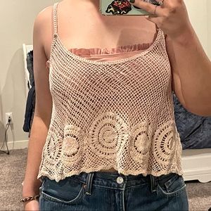 Crochet cover up top
